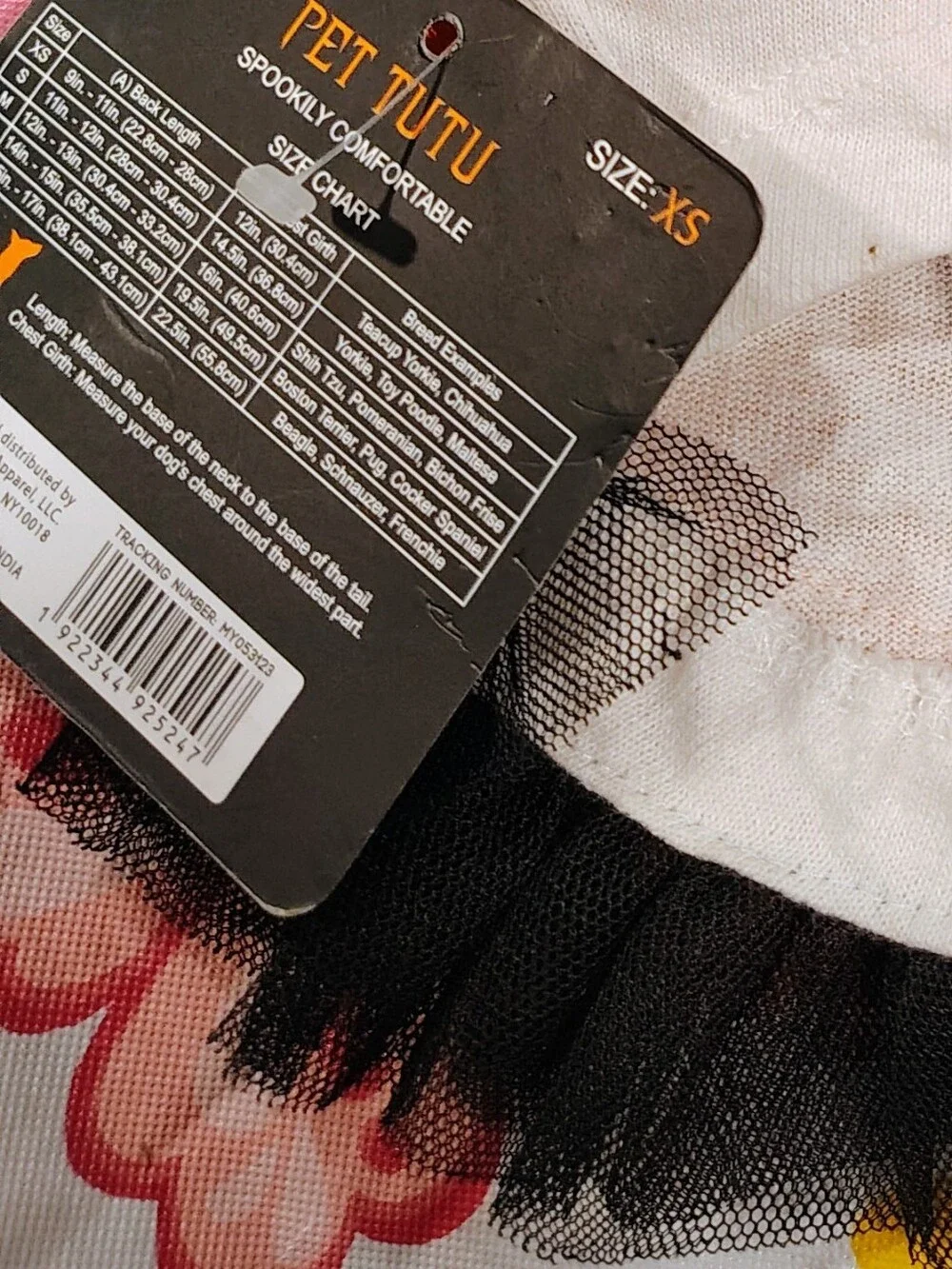 Little Witch Tutu Dress for Kids - Orange & Black